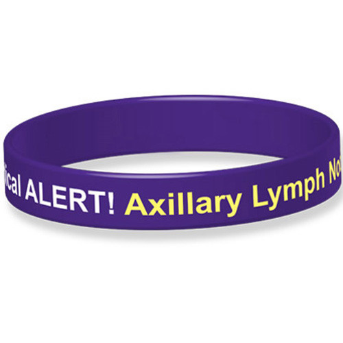 Silicone Medical Wristband Axillary Lymph Nodes - Picture 6 of 9