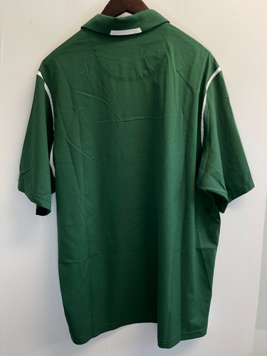 Nike Dri Fit Short Sleeve Logo Polo Shirt Men's XL Green Georgia Basketball - Picture 4 of 5