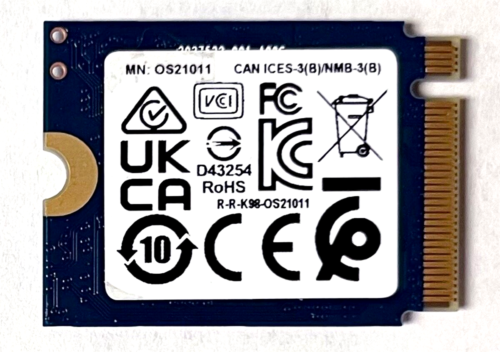 SSD Kingston 128 GB M.2 NVMe Gen4 2230 - Imagen 2 de 2