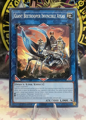 Yugioh! Giant Beetrooper Invincible Atlas - MP22-EN177 - Common - 1st Edition NM - Picture 1 of 2