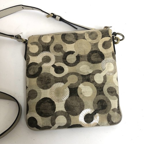 Coach Kristin Swing Bag Crossbody Sequin Signature * - Picture 5 of 6
