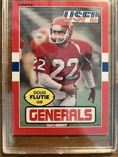 1985 Topps USFL Doug Flutie