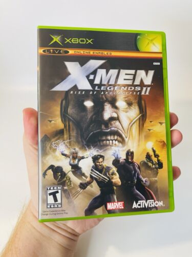 X-Men Legends 2 II: Rise of Apocalypse (Xbox, 2005) Completo COMO NUEVO + 1 año de garantía - Imagen 13 de 15