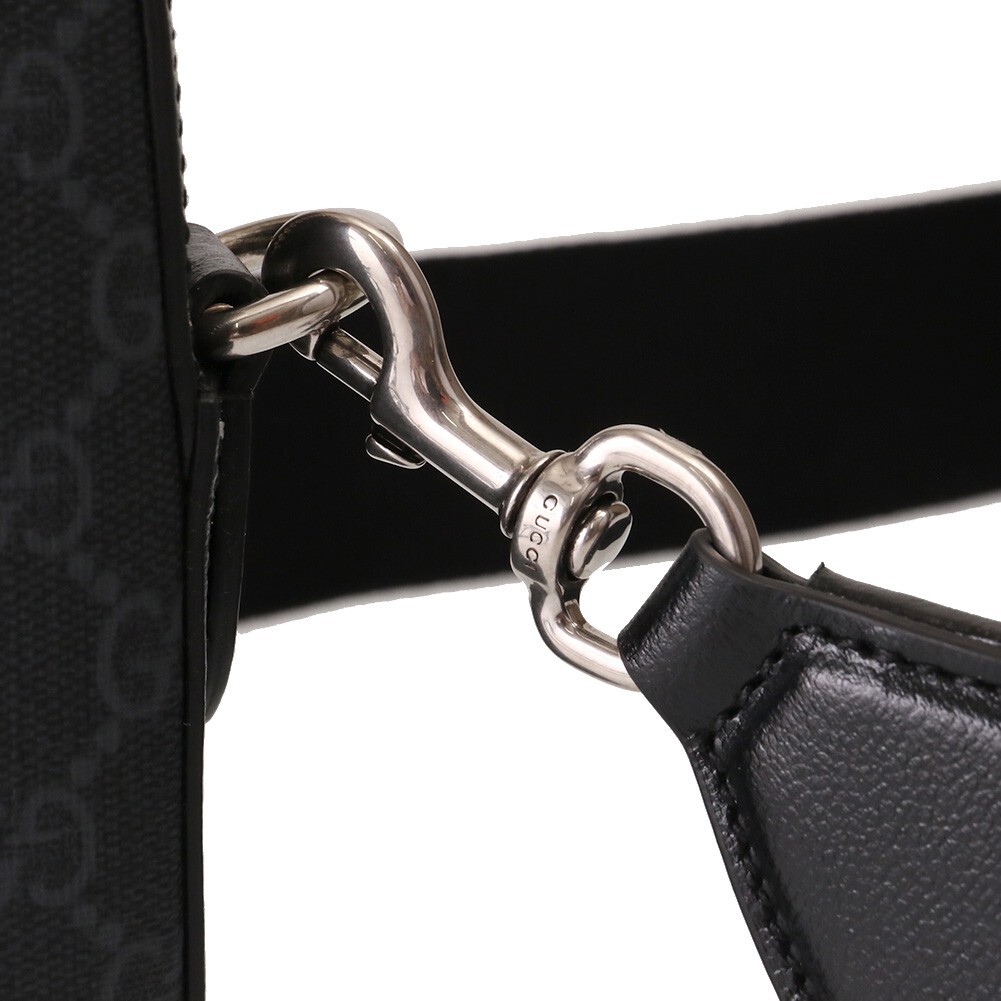 GUCCI Shoulder Bag Men GG Supreme Canvas Interlocking G