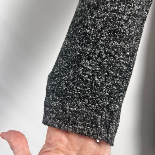 UNIQLO Women's S Charcoal Gray Long Sleeve Lightweight Sweater Minimalist Dress - Picture 6 of 10