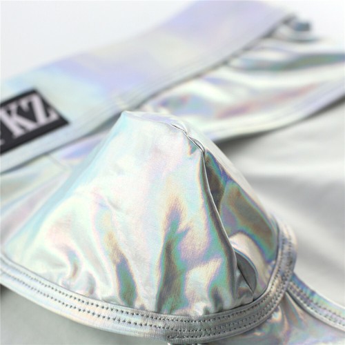 Men's Faux Leather Sexy Boxer Briefs Shorts Underwear Swimming Trunks Panties - Bild 41 von 44