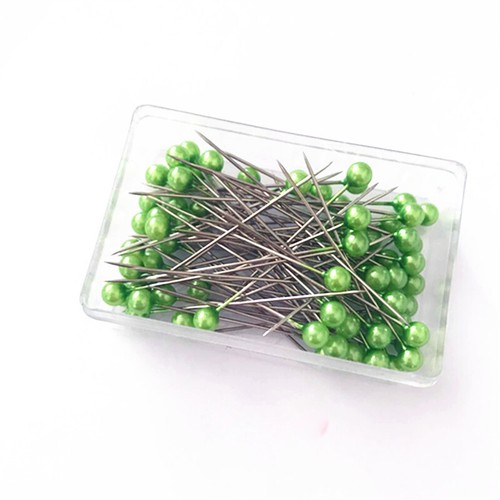 Stainless Steel 100 Pieces High Quality Cut Register Pin 5 Boxes Pearl Pin - Picture 6 of 26