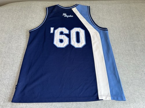 VTG Los Angeles Lakers 60 Carl Banks Hardwood Classic Stitched Mens Jersey XL - Picture 12 of 16