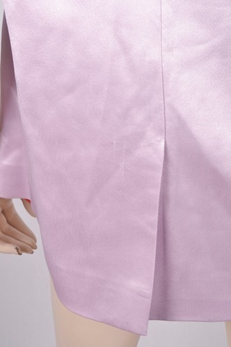 NWOT $495 Cinq à Sept Kylie Ruched Sleeve Satin Blazer in Wisteria 4 - Picture 5 of 6