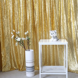 rideau fondale paillettes gfcc compleanno pannelli matrimonio douches sequins mariage shimmer dor