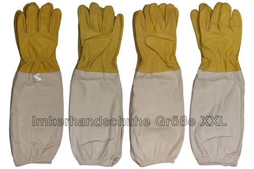 Imker Starter Set weiß Imkerhut Besen Edelstahl-Smoker Stockmeißel Handschuhe - Bild 26 von 26