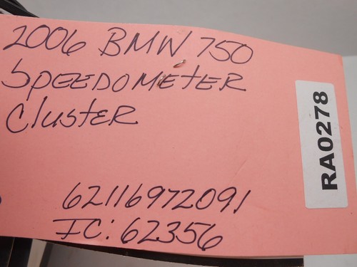 2006 Mercedes 750, 750LI, E66 Speedometer Cluster 62116972091 / 6972091 RA0278 - Bild 7 von 7