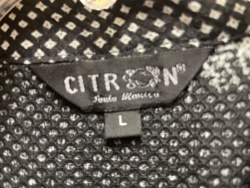 CAMICIA CITRON SANTA MONICA - seta lavabile manica lunga con bottoni tema asiatico grande - Foto 8 di 8