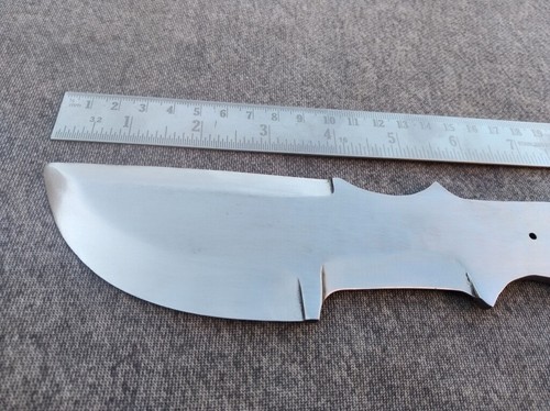 11.25" big 5160 spring steel special design tanto knife blank blade halloween - Picture 2 of 6