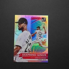 2022 Panini Donruss - Diamond Kings Sandy Alcantara #19 Career Stat Line /432 Ks