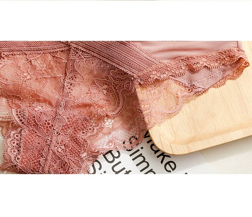 Women's Sexy Low Waist Briefs Stretch Breathable Lace Thongs Panties Underwear - Bild 12 von 23