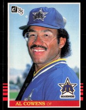 Al Cowens 1985 Donruss #196 CORNERS