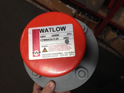 Watlow Circulation Heater 240V 3 PH 4500W Watlow Circulation Heater 240V 3 PH 4500W