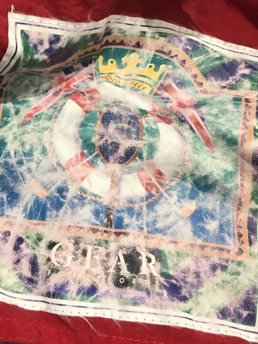 Vtg 90s The Bay Mountain Ranch Windbreaker Multicolor Mens XL Nylon Retro - Picture 6 of 7