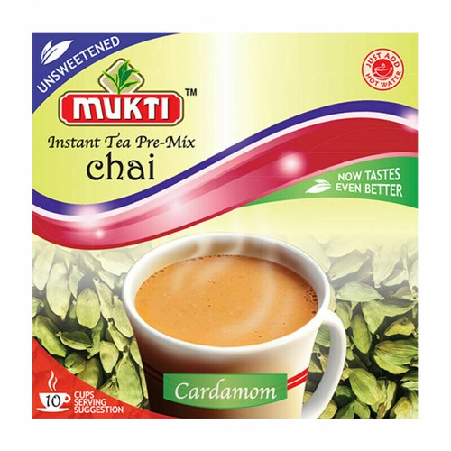 Mukti Tea SWEETENED/UNSWEETENED 10 Sachets Made in UK MUKTI CHAI INSTANT TEA - Picture 17 of 18