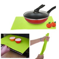 Aspire 4pcs Home Thicken Non-slip Silicone Placemats Cutting Hot Mats Tablemats Aspire 4pcs Home Thicken Non-slip Silicone Placemats Cutting Hot Mats Tablemats