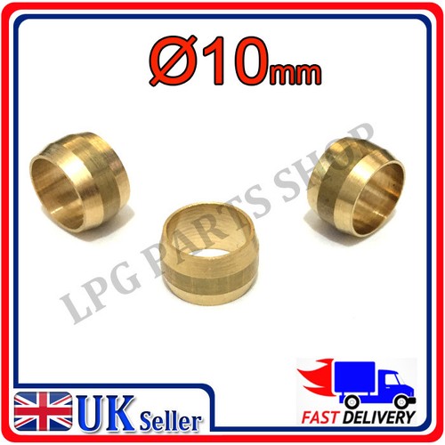 OLIVES Brass STEEL pipe Compression D4,5,6,8,10 MANY SIZES Campervan Caravan RV - Picture 6 of 13