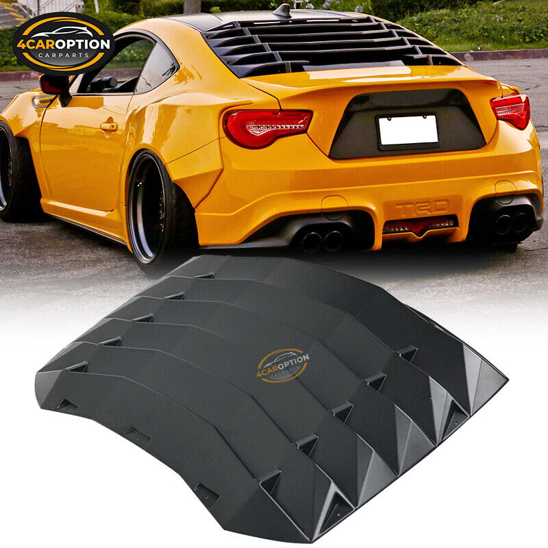 Areyourshop Rear Window Louver Sun Shade Cover For 13-18 Subaru BRZ/Scion  FR-S/Toyota GT86 