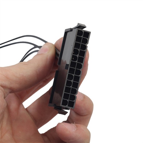 24 Pin 20+4pin Triple 3 PSU ATX Power Supply Splitter Adapter Cable Cord 30cm - Picture 7 of 9