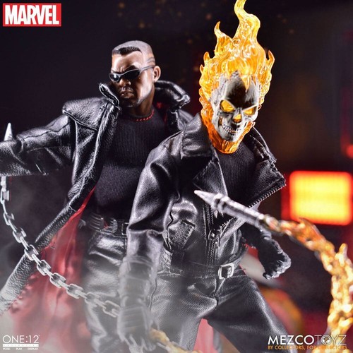 Mezco One 12 - Ghost Rider & Hell Cycle - Marvel figurine 1/12 - Imagen 10 de 12