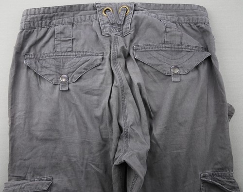 Pantalones cargo vintage para hombre octano 100 % algodón gris talla 32 (Sr 32x31) - Imagen 9 de 9
