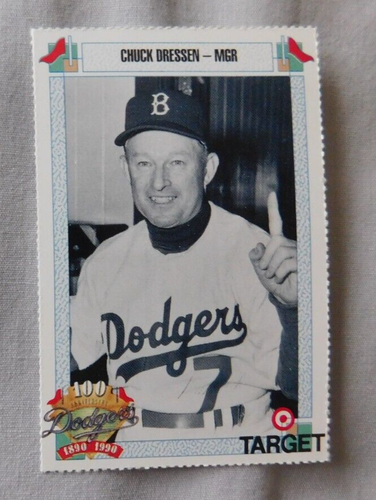 1990 Target Dodgers 100th Anniversary SGA #201-400 Baseball Card Pick one - Picture 3 of 201