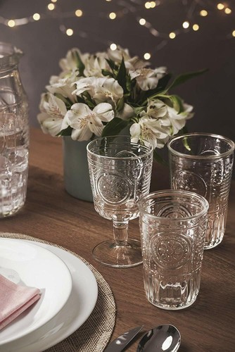 Bormioli Rocco Romantic Cooler Drinking Glass, Set of 4, 16 oz - Pastel Green - Picture 5 of 6