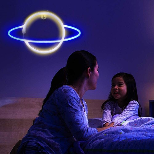 LED Neon Sign Lights Bedroom Night Light Lamp Kids Room Home Wall Art Decor Gift - Picture 33 of 82
