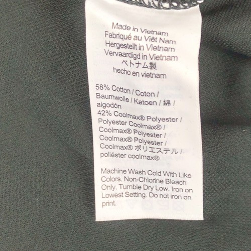 Polo J.Crew NUOVA Uomo Performance Tecnologia COOLMAX® Nera GRANDE BN365 - Foto 5 di 5