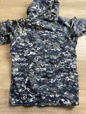 US Navy Working Parka Gore-Tex Digital Camo Blue Jacket