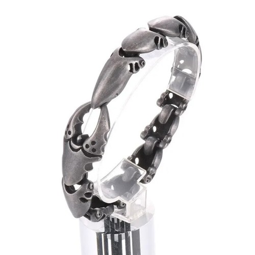 Sturdy Alloy Scorpions Embellished Men s Fashion Bracelet Jewelry Accessory - Zdjęcie 3 z 8