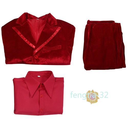 Halloween Cosplay Renfield Cosplay Costume Dracula Uniform Stage Party Outfit - Picture 6 of 10