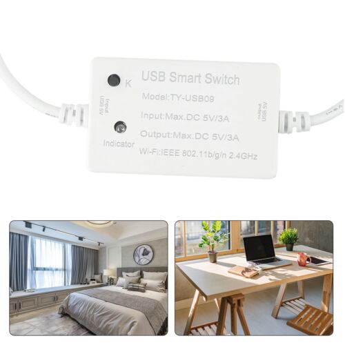 For Tuya USB Smart Switch WIFI Controller Three Modes Timer and Voice Control - Picture 10 of 24