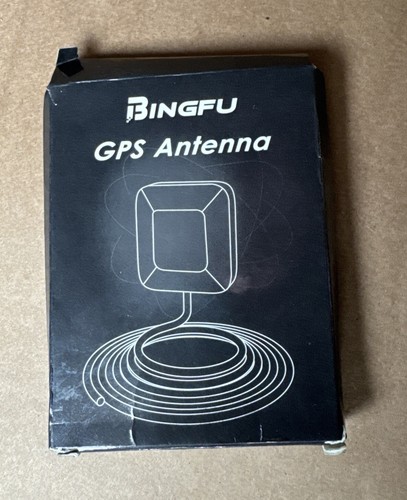 Antena GPS Coche Bingfu SMA Macho Impermeable Activa GPS Navegación Antena para Coche