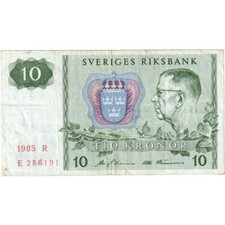 [#1291583] Sweden, 10 Kronor, 1984, EF