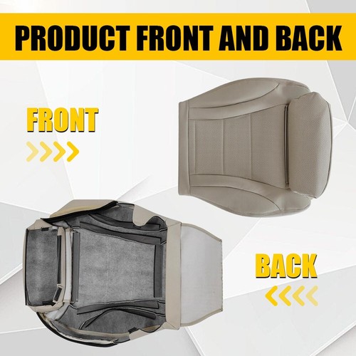 1-10X Fit 15-21 Mercedes Benz C250 C300 C400 Driver Bottom Leather Seat Cover EW - Picture 26 of 42