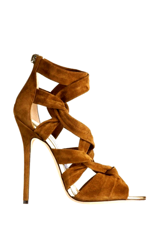 BNIB JIMMY CHOO KEMBLE CAGED STRAPPY PUMPS HEELS SANDALS 38 (8) - Picture 3 of 10