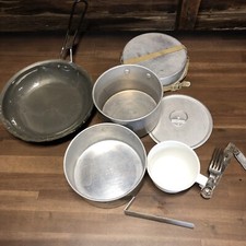 VINTAGE ALUMINUM CAMPING COOKWARE SET The Good Companios/more