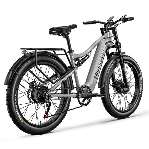 Bicicleta eléctrica EBIKE 26 pulgadas 2000W 48V17.5Ah E Mountainbike Fatbike freno de aceite - Imagen 3 de 24