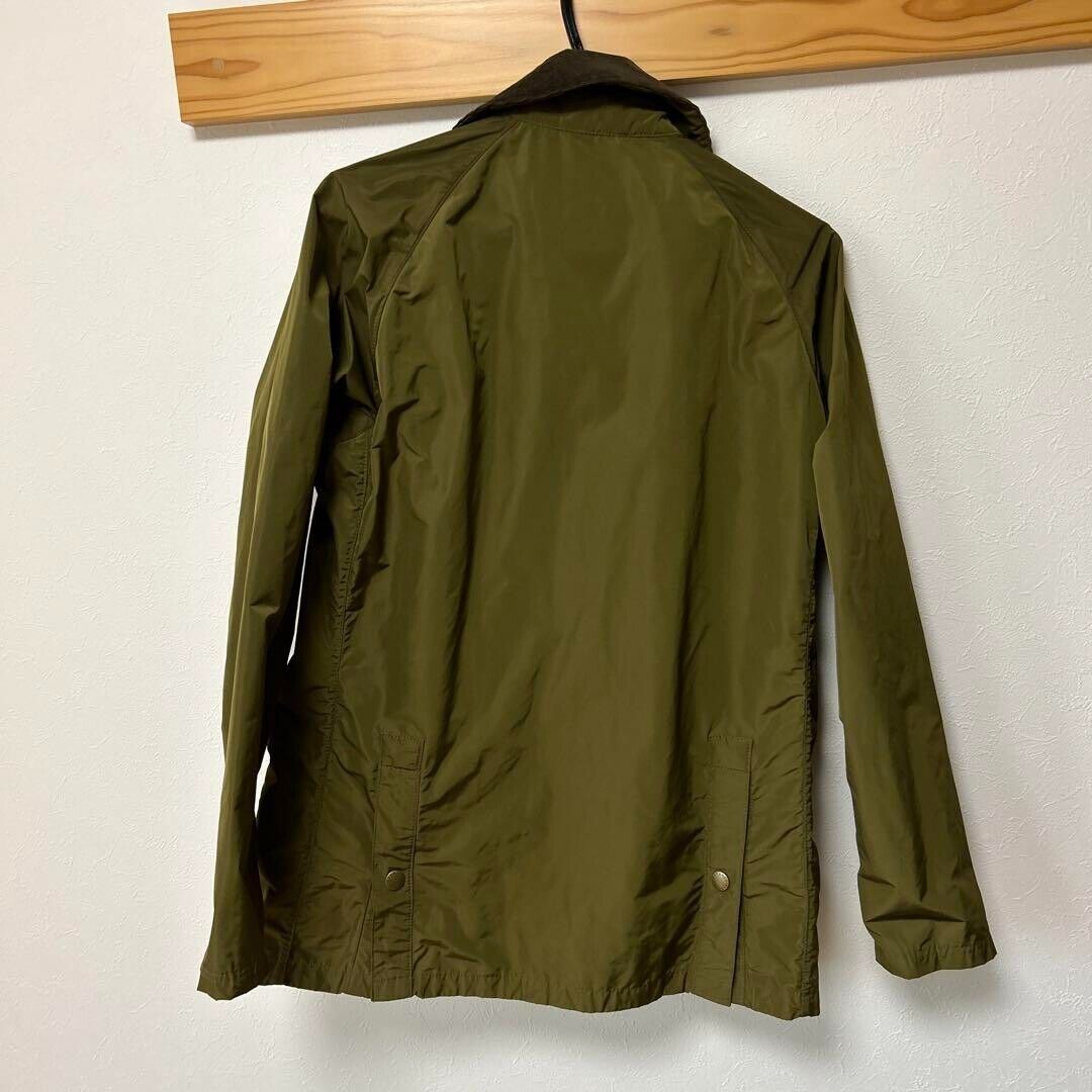 Barbour BEDALE SL Jacket Coat olive green polyester size 38 Barbour BEDALE SL Jacket Coat olive green polyester size 38