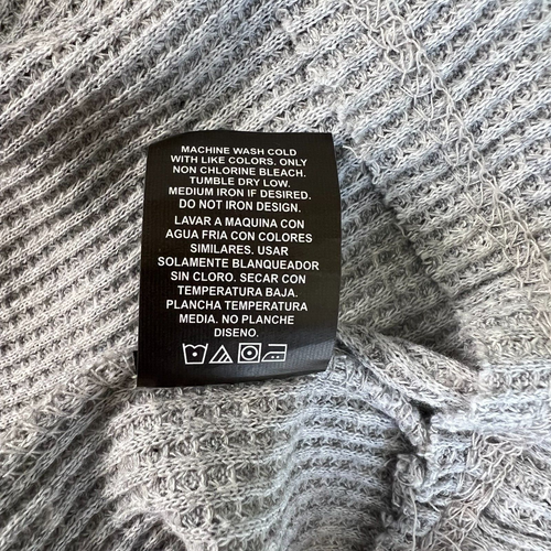 Beverly Hills Polo Club Men Long Sleeve Waffle Knit Crew Neck TShirt Gray XL NWT - Picture 11 of 12