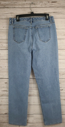 Jeans denim Liz Claiborne donna 32 x 30 gambe dritte aderenti blu chiaro - Foto 2 di 11