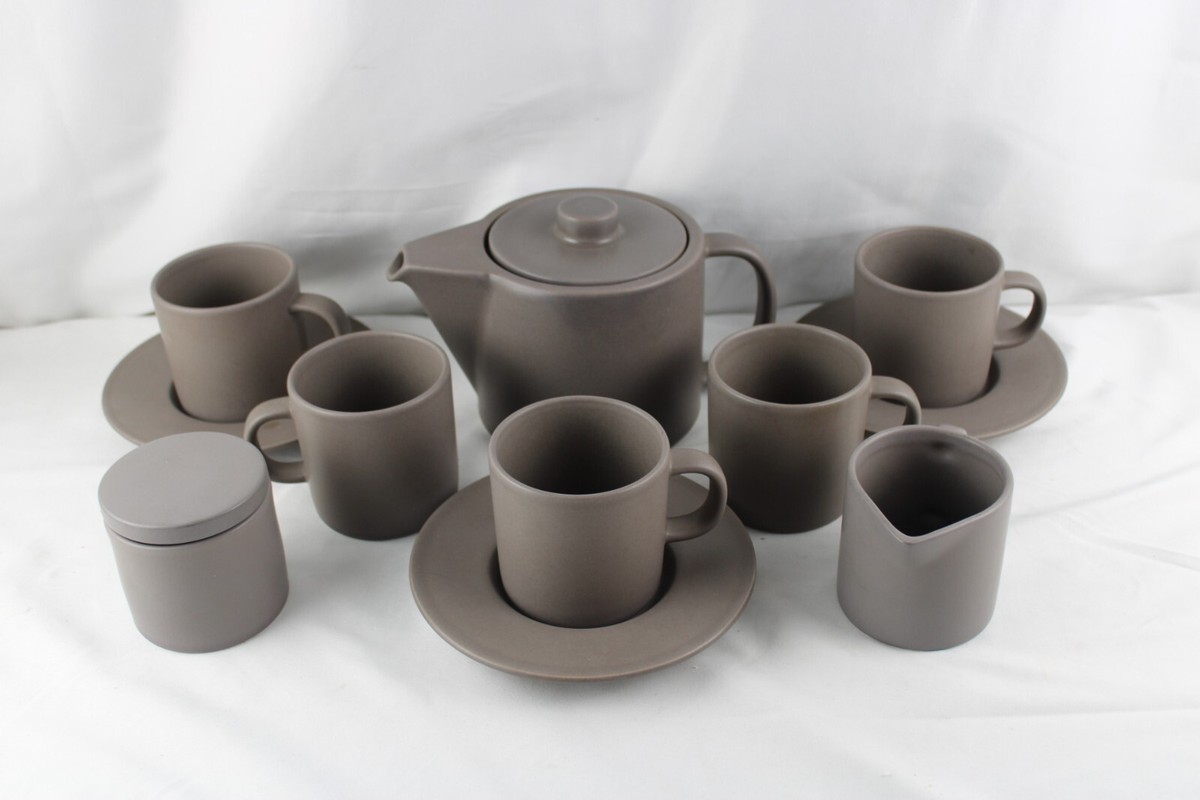 NWTs Swid Powell Stoneware Japan 11 Pc Matte Gray Grey | eBay