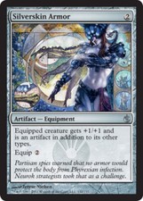 Silverskin Armor X4 (Mirrodin Besieged (2011)) MTG (NM) *CCGHouse* Magic