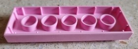 LEGO DUPLO - PINK BRICK 2 X 6 - MAGIC CINDERELLA CASTLE - 10855 - USED